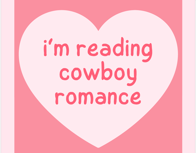 Zakładka "Reading Cowboy Romance"