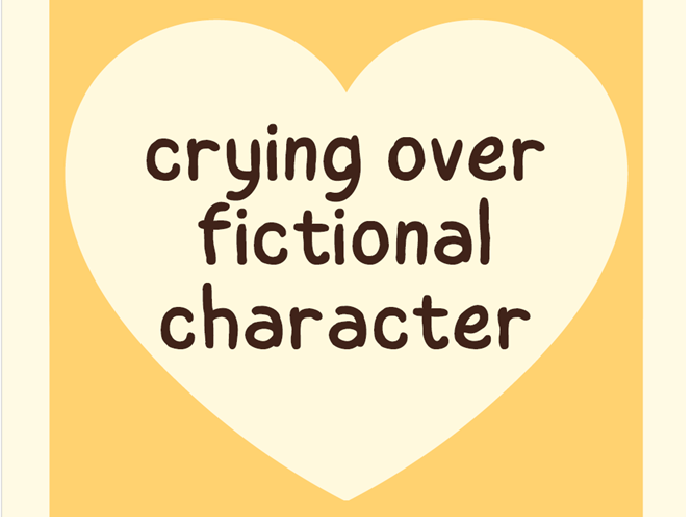 Zakładka "Crying Over Fictional Characters"
