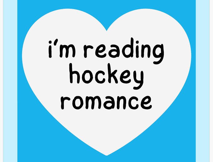 Zakładka "Reading Hockey Romance"