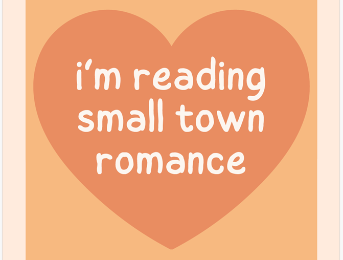 Zakładka "Reading Small Town Romance"