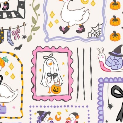 Zakładka "Halloweenowe gąski"