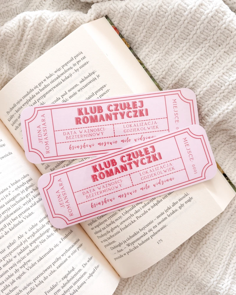 Zakładka "Klub czułej romantyczki"